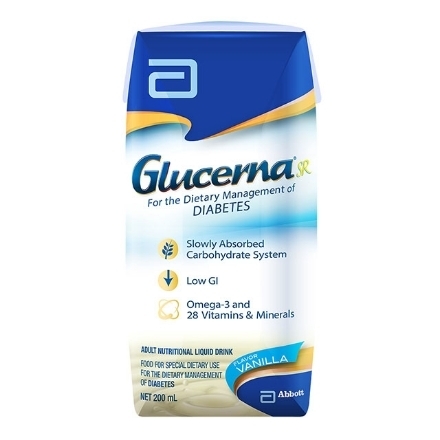 Picture of Glucerna SR Liquid Vanilla Tetra 200ml, GLUCERNATETRA