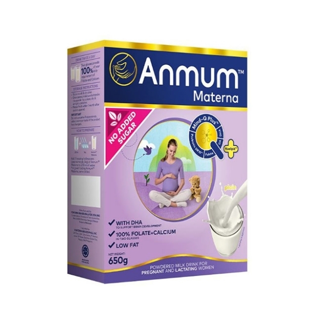 Picture of Anmum Materna Milk Powder Plain No Added Sugar 650g, ANMUMPLAIN