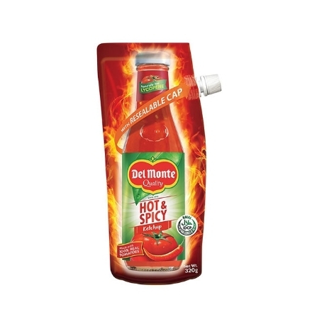 Picture of Del Monte Tomato Ketchup Hot and Spicy 320g, DEL22