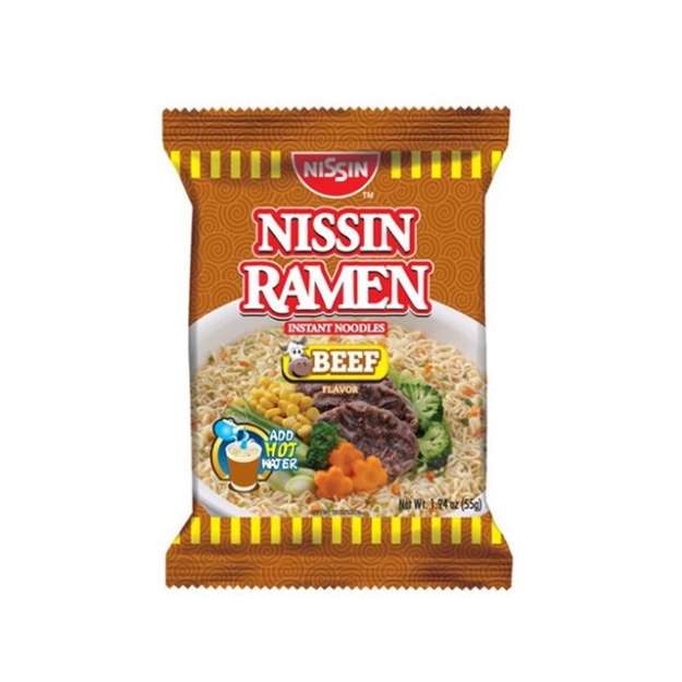 Picture of Nissin Ramen 55g (Beef, Chicken, Creamy Seafood, Seafood, Spicy Beef, Spicy Seafood), NIS36