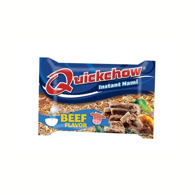 Picture of Quickchow Instant Mami 55g (Beef, Chicken, Hot and Spicy Beef), QUI02