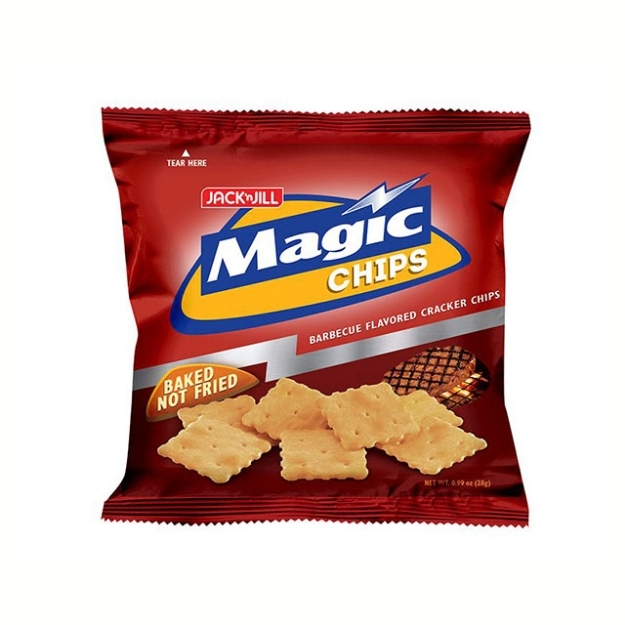 Picture of Jack 'N Jill Magic Chips Barbeque 28g, MAG49