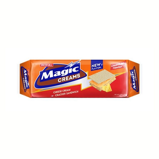 Picture of Jack 'N Jill Magic Creams 28g 10 packs (Butter, Cheese, Chocolate, Condensada, Peanut Butter), MAG58