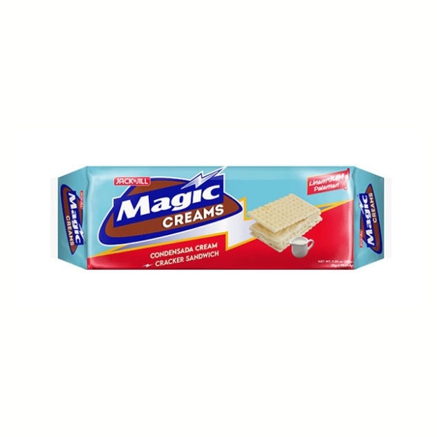 Picture of Jack 'N Jill Magic Creams 28g 10 packs (Butter, Cheese, Chocolate, Condensada, Peanut Butter), MAG58