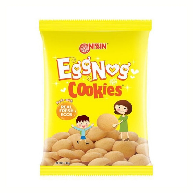 Picture of Nissin Eggnog Cookies 130g, NIS28