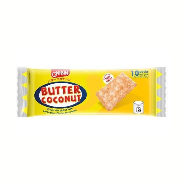 Picture of Nissin Butter Coconut 25g 10 packs, NIS39