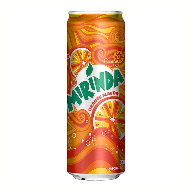 Picture of Mirinda Orange In Can (Sleek) 330 ml, MIR02