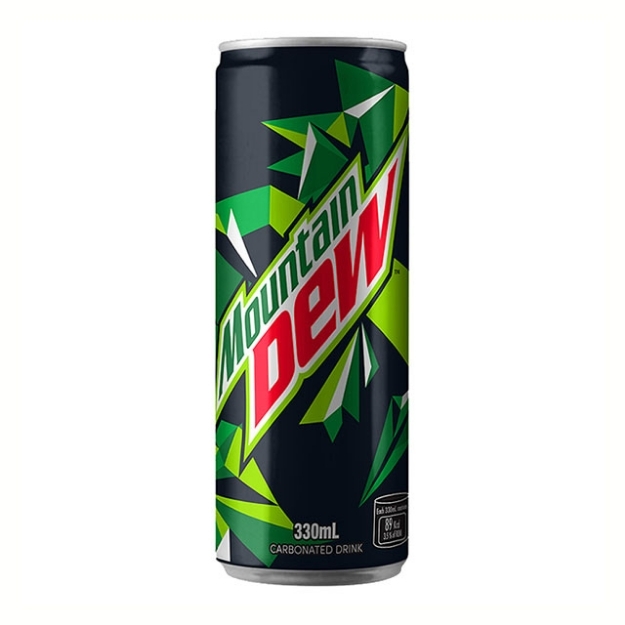 Picture of Mountain Dew In Can (Sleek) 330 ml, MOU12