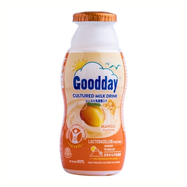 Picture of Goodday Cultured Milk 80 ml 5 pcs (Mango, Original, Strawberry), GOO16