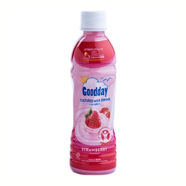 Picture of Goodday Cultured Milk 350 ml 3 pcs  (Mango, Original, Strawberry), GOO20