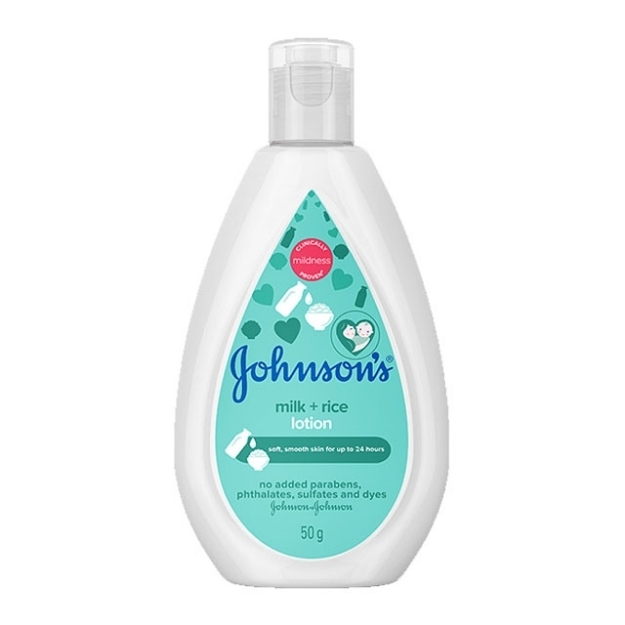 Picture of Johnson's Baby Lotion Milk + Rice (50 ml, 100 ml) JOH110