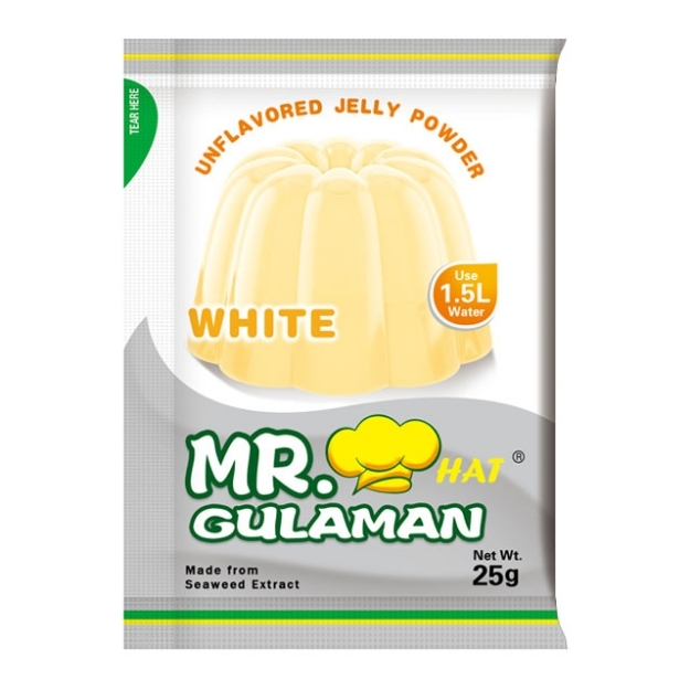 Picture of Mr. Hat Gulaman Powder White 10's (25g), MRH05