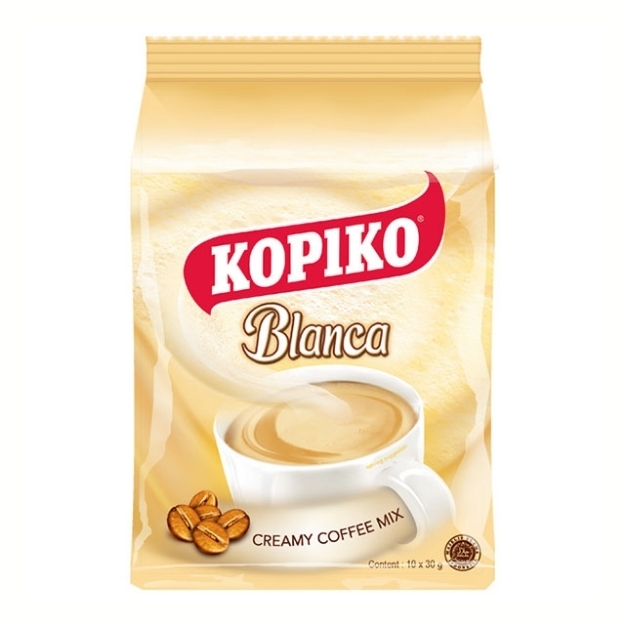 Picture of Kopiko Coffee Cafe Blanca Bag 30g 10 pcs, KOP02