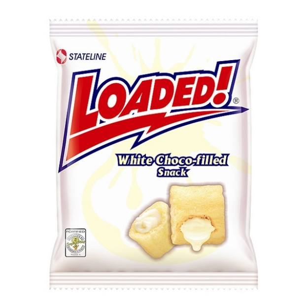 Picture of Loaded White Choco Filled Snack 35g, LOA05
