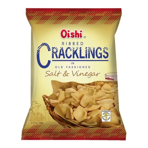 Picture of Oishi Cracklings Salt & Vinegar 90g, OIS304