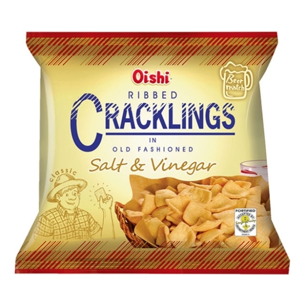 Picture of Oishi Cracklings Salt & Vinegar 50g, OIS68