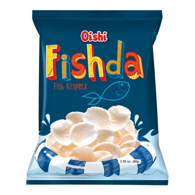 Picture of Oishi Fishda Fish Kropeck 80g, OIS43