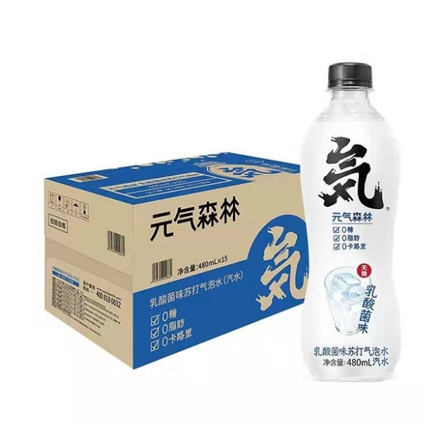 Picture of Yuanqi Forest Soda Lactic Acid Bacteria 480ml 1 bottle, 1*15 bottle