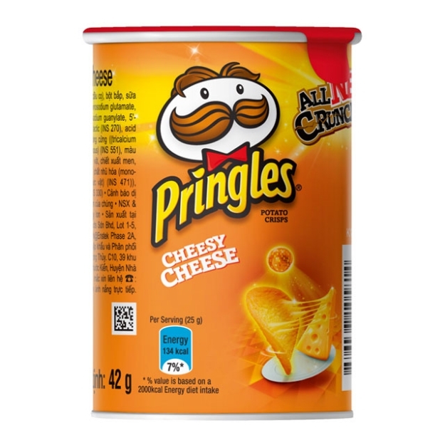 Picture of Pringles Cheesy Cheese (42g,  107g, 147g), PRI11