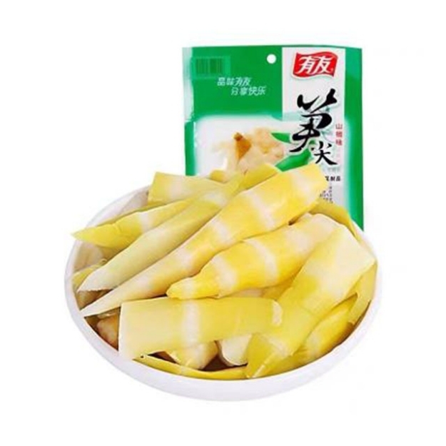 Picture of Youyou Bamboo Shoot Tip (Pickled Pepper) 100g, 1 pack, 1*40 pack