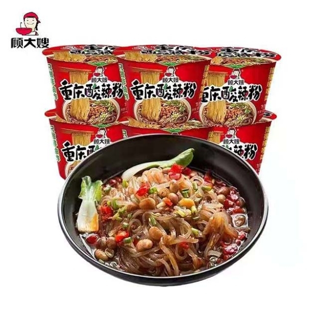 Picture of Gu Dasao (Chongqing hot and sour noodles 100g, Chongqing noodles 131g) 100g,1 box, 1*12 box