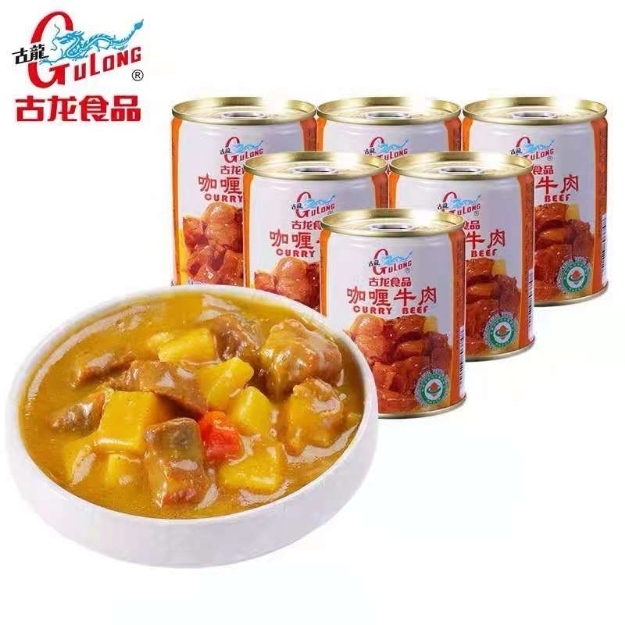 Picture of Gulong Curry Beef Canned 240g,1 can, 1*12 can