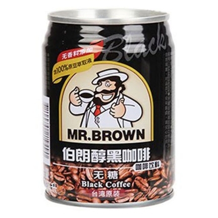 Picture of Mr. Brown Alcohol Black Coffee Sugar Free 240ml 