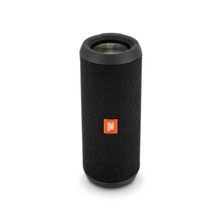 JBL  Splash Proof Wireless Portable Stereo Speaker (Black) featuring Dual 40mm Drivers, Up to 16W of Audio Power, Bluetooth 4.2 Technology, FLIP4