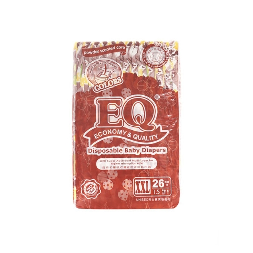 Picture of EQ Diaper Colors XXL 26's, EQ085Y