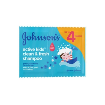 Show details for Johnson's Baby Shampoo Active Kids Clean and Fresh 8 ml, JOH99 Picture of Johnson's Baby Shampoo Active Kids Clean and Fresh 8 ml, JOH99