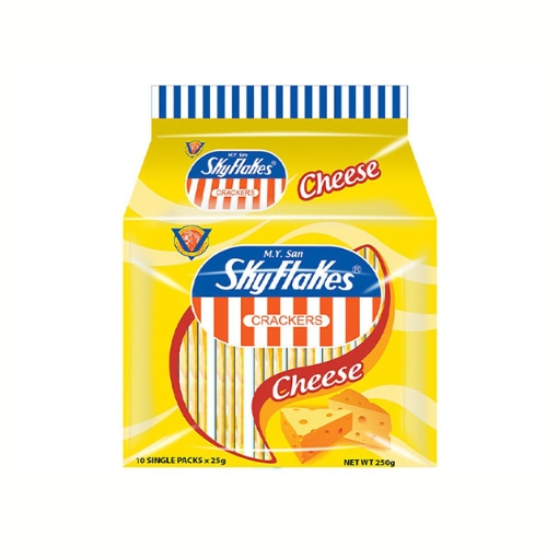 Picture of M.Y San Skyflakes Crackers (Cheese, Garlic, Onion and Chives) 25g 10 packs, SKY22