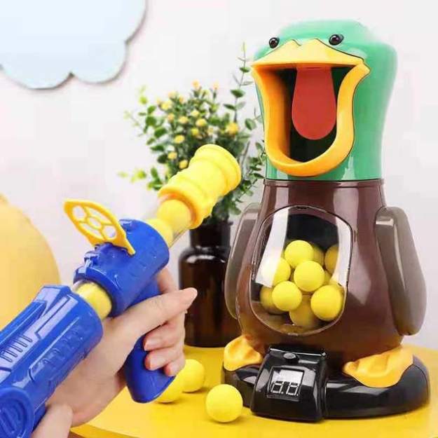 Picture of Children's Hit Me Duck Shooting Toy Soft Bullet Gun, CHMDST