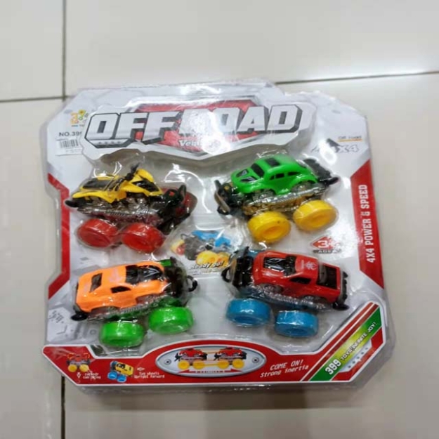 Picture of Kid's Off Road Car Toys 4pcs Vehicle Set, KORCT4