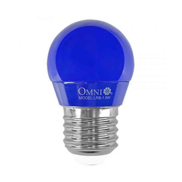 OMNI LED Colored Round Bulb 1.5W 