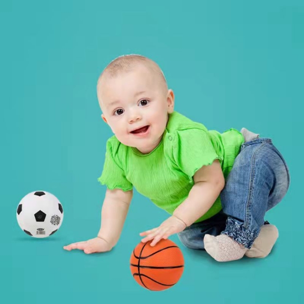 Baby Ball Small Basketball Small Football Baby Soft Ball 3pcs