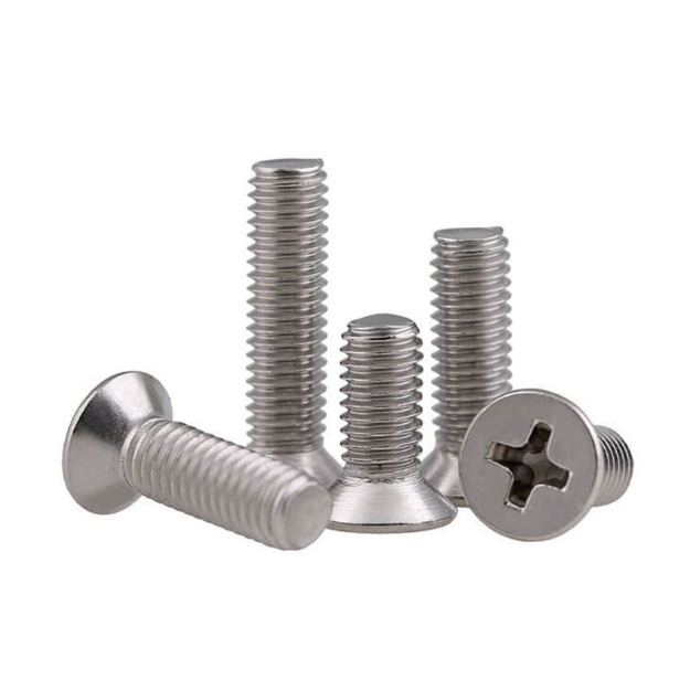 304 Stainless Steel Stove Bolt  Flat Head