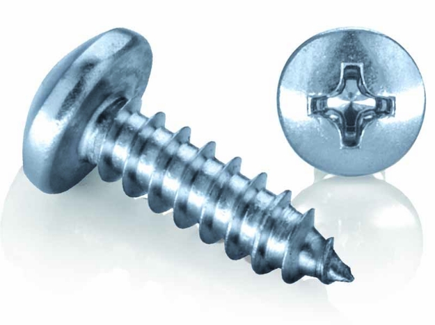 Metal Screw With B. Zine Plated - Metals (GI) Galvanize Inches Size 