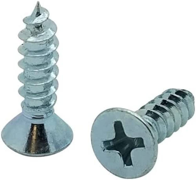 Wood Screw Flat Head High Tensile (HT) Inches Size