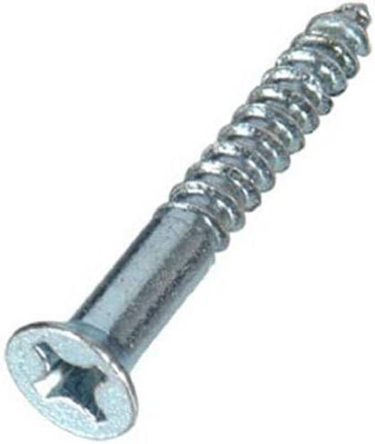 Picture of Wood Screw Flat Head High Tensile (HT) Inches Size 3, 4, 5, 6, 7, 8, 9, 10, 11, 12, FHWS