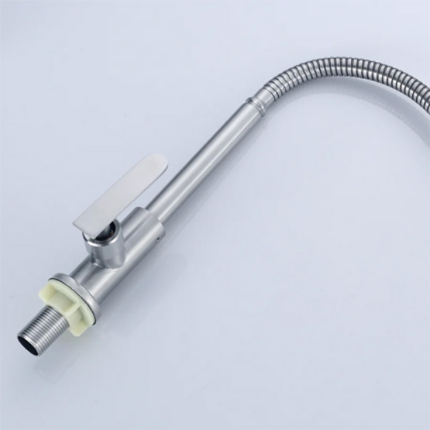Picture of AXIS PILLAR TAP GOOSE NECK FLEXIBLE HEAD,STAINLESS STEEL-YARRA AXS01FD252S 