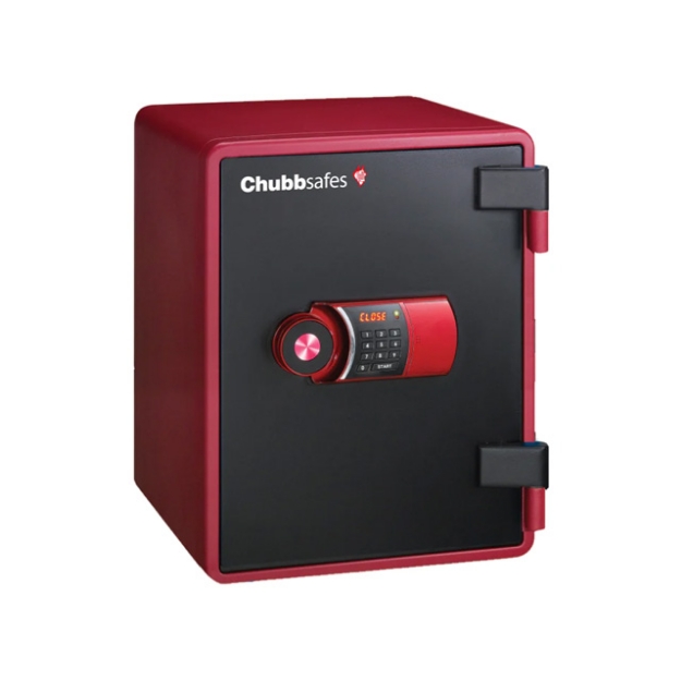 Picture of CHUBBSAFES OPAL SAFE W/ ELEC LOCK 410X445X520MM RED