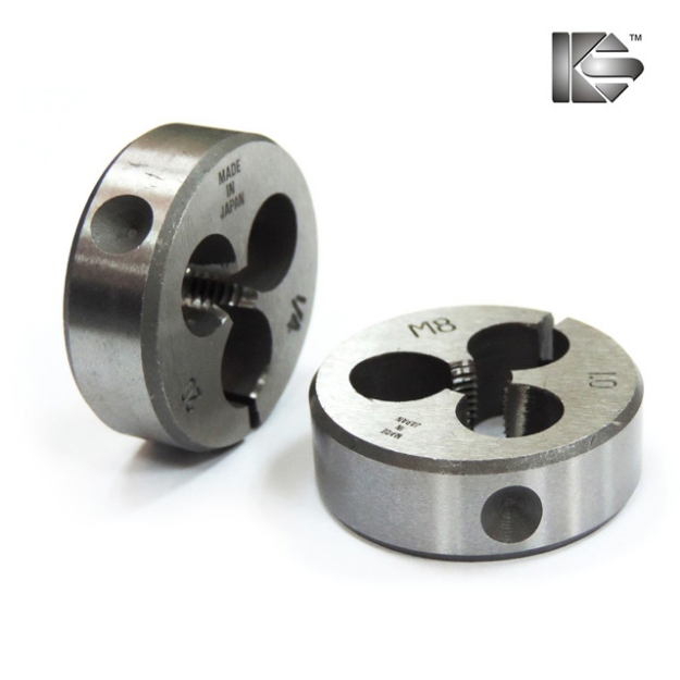 Picture of KS Adjustable Round Split Die (Carbon Steel) - RD-1/4NC20