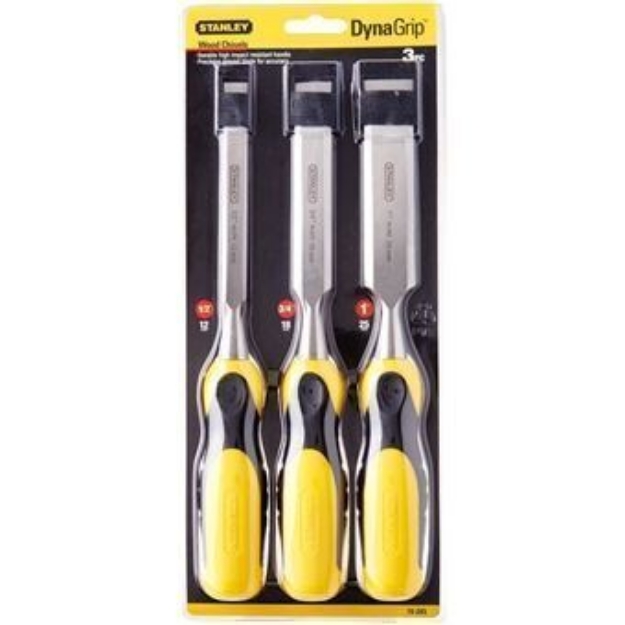 Picture of Stanley Wood Chisel With Dyna Grip 3PCS. Set