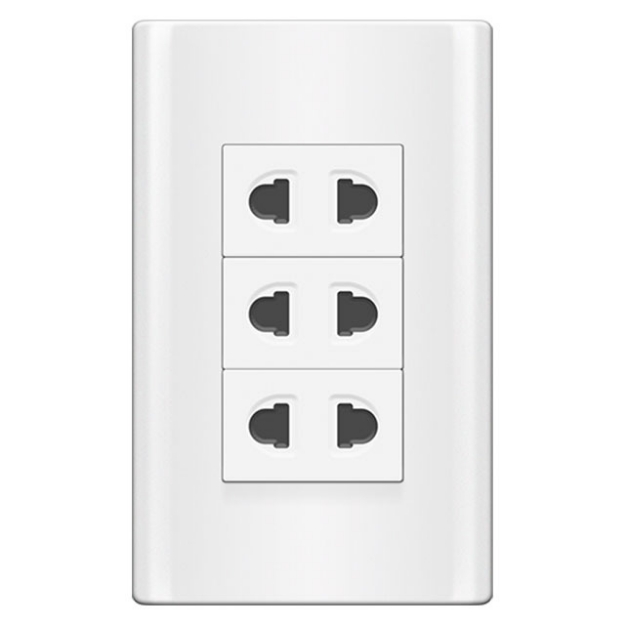 Picture of Royu 3 Gang Outlet Set, MDS115