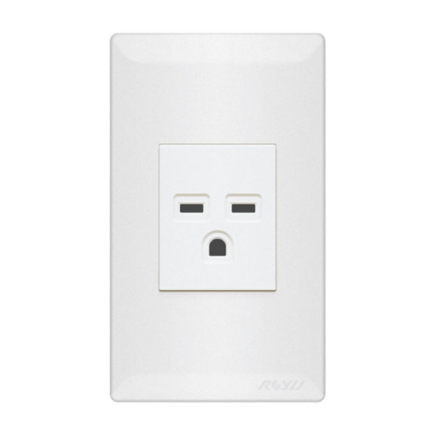 Picture of Royu 1 Gang Aircon Outlet Set , MD901