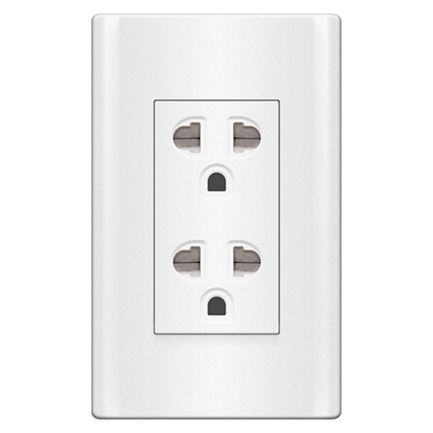 Picture of Royu Duplex Universal Outlet with Ground & Shutter, MD913