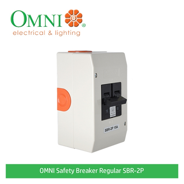 Picture of Omni Safety Breaker Regular 2 Poles (15A-60A),  SBR-2P/SBRS-2P