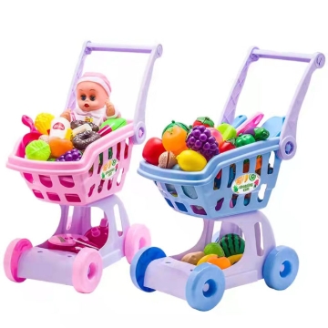 Show details for Baby Shopping Cart Trolley and Simulation Supermarket Toys with Baby Doll, BSCTSST Baby Shopping Cart Trolley and Simulation Supermarket Toys with Baby Doll