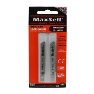Show details for MaxSell BI-Metal U-Shank Jigsaw Blades for Metal, MSA-119 BI-Metal U-Shank Jigsaw Blades for Metal