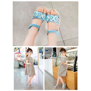 Show details for Girl Sandals Kids Shoes Child Sandals 3-4 years old, GSKS3 Girl Sandals Kids Shoes Child Sandals 3-4 years old